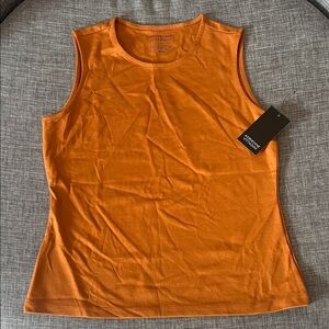 Adrienne Vittadini Bright Orange Tank Top
